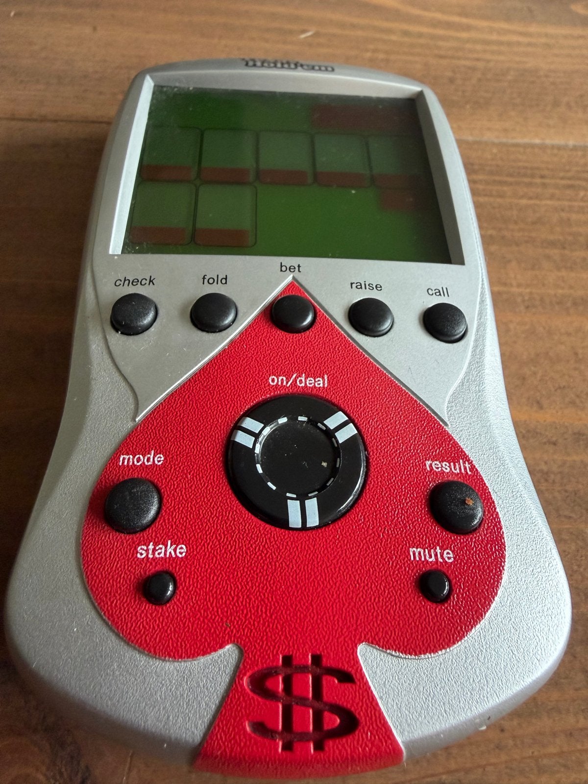 Texas Hold'em Handheld Elektronisch Pokerspel, Hobby en Vrije tijd, Ophalen of Verzenden, Gebruikt