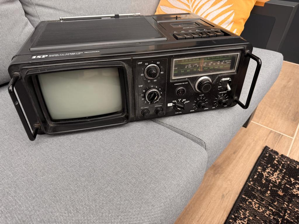 radio cassette tv in 1, Audio, Tv en Foto, Radio's, Ophalen of Verzenden, Gebruikt, Radio