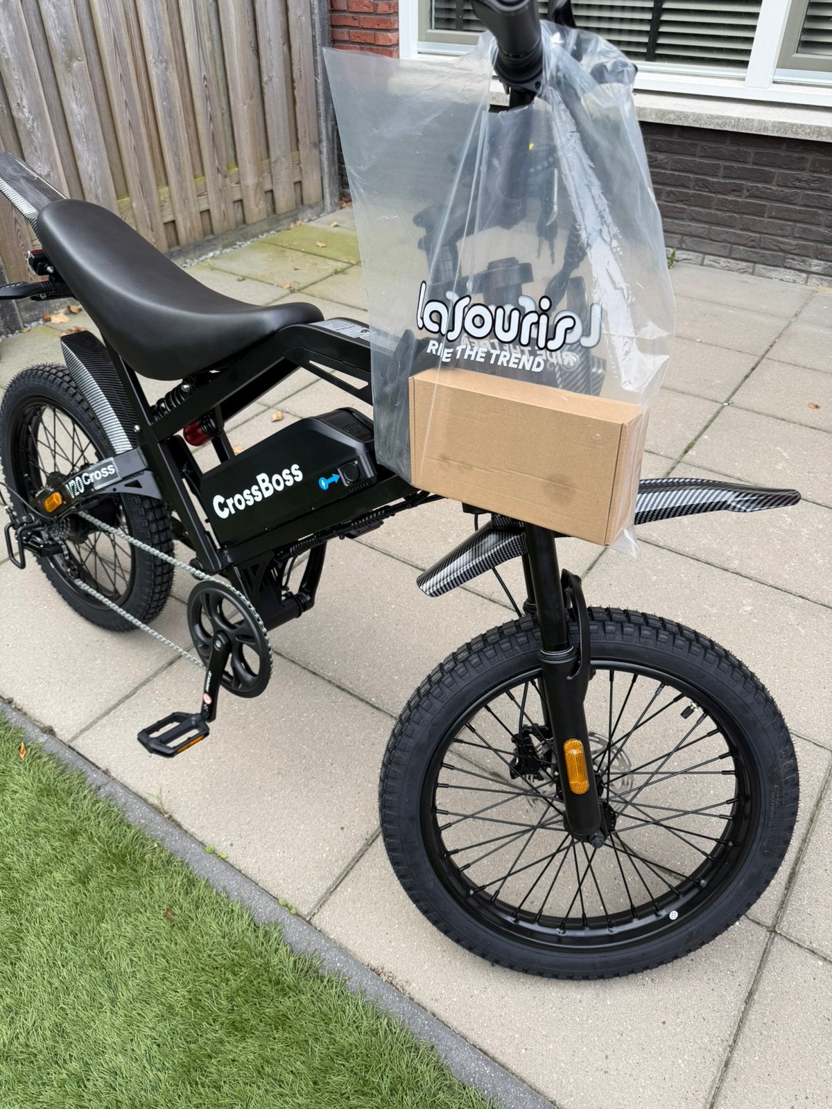 Skinnybike / Fatbike Crossboss V20 Black, Fietsen en Brommers, Ophalen, Nieuw, Overige merken