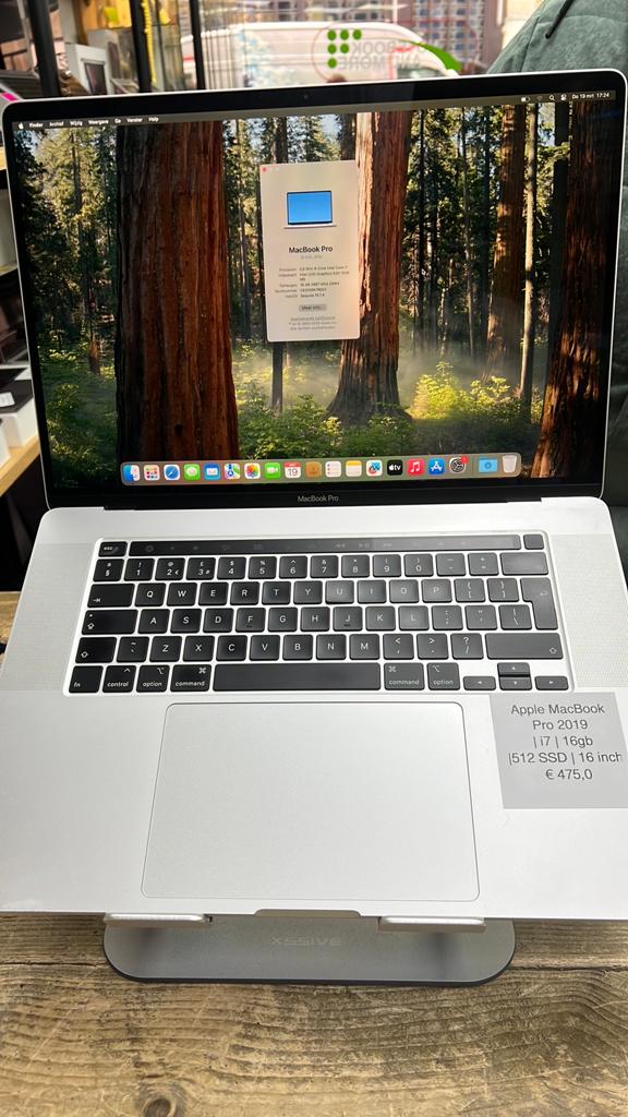 Apple MacBook Pro 2021 16″ 2019 model., Computers en Software, Apple Macbooks, Zo goed als nieuw, MacBook Pro, 13 inch, 2 tot 3 Ghz