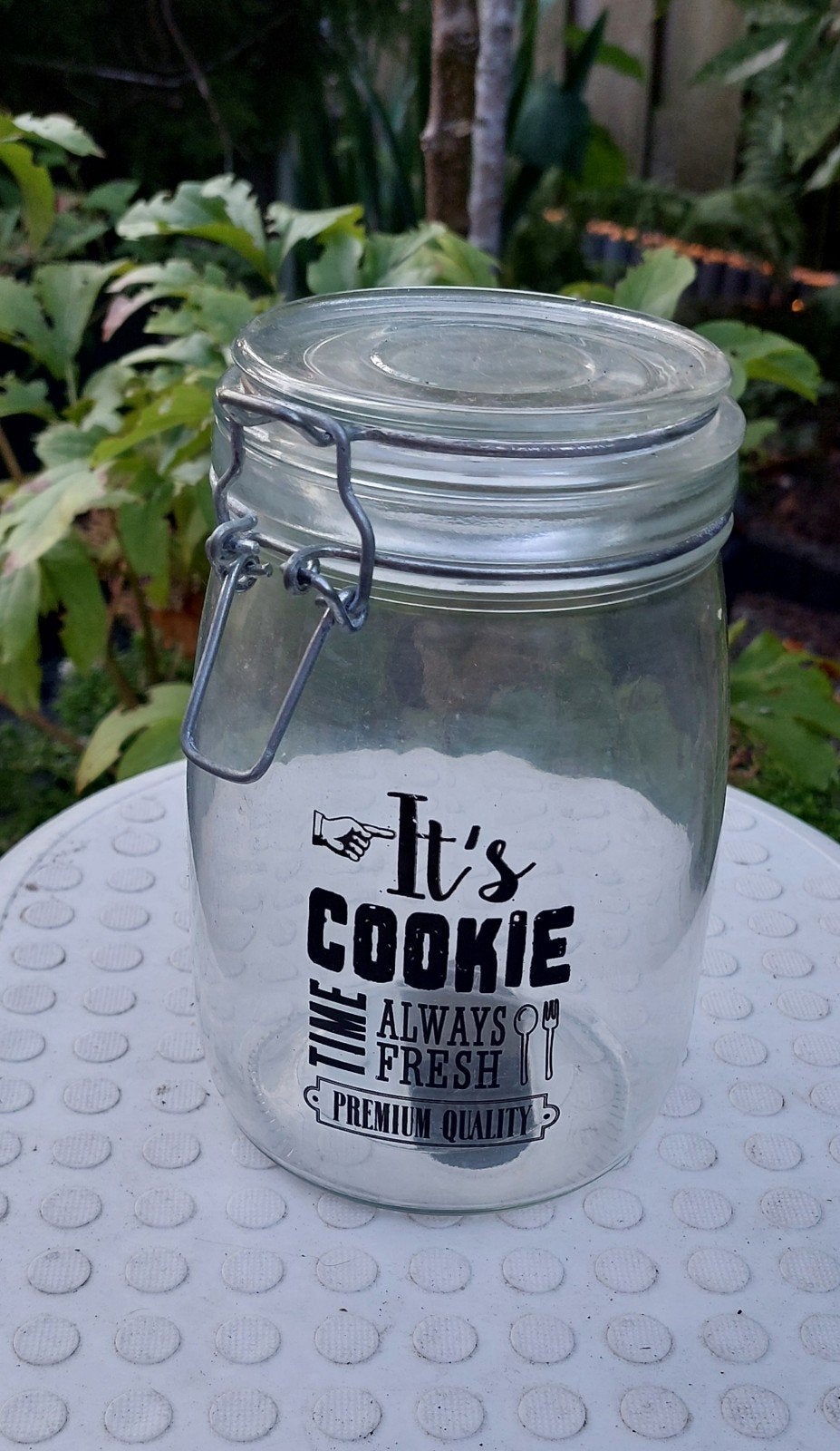GRATIS COOKIE pot met klemdeksel, Ophalen
