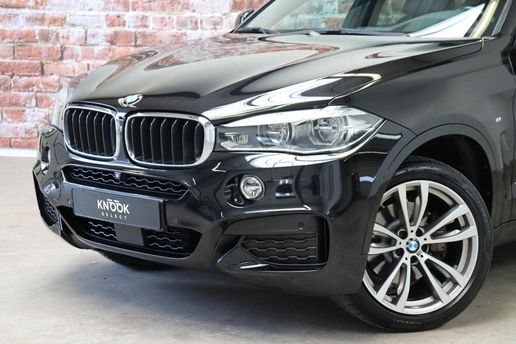 BMW X6 xDrive35i High Executive M Sport Pakket Automaat / Na, Auto's, BMW, Gebruikt, Automatische klimaatregeling, Zwart, Bedrijf
