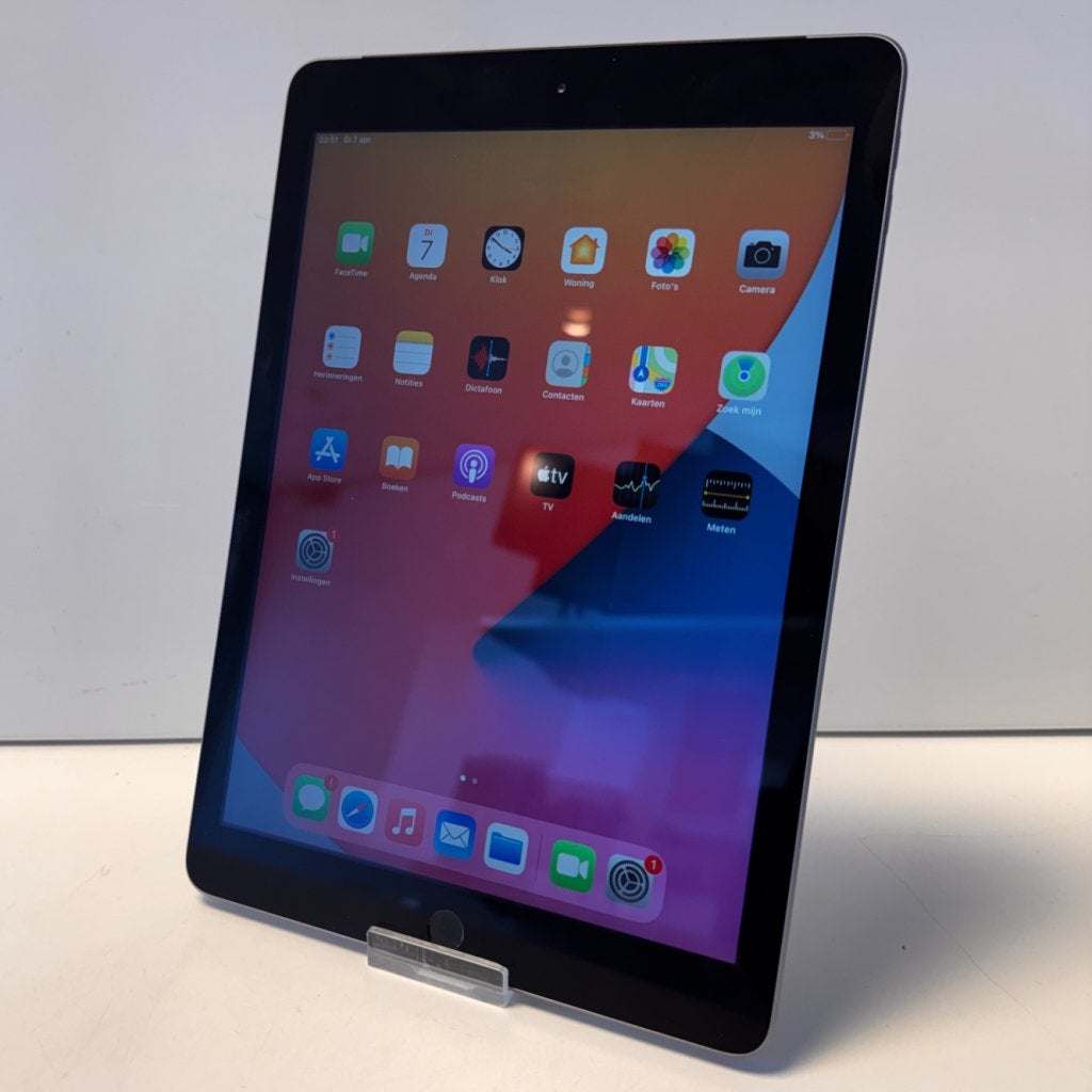 Apple iPad 5e Gen 32GB Grijs Wifi + 4G | Nette staat, Computers en Software, Apple iPads, Apple, Zo goed als nieuw, Support@apple.com