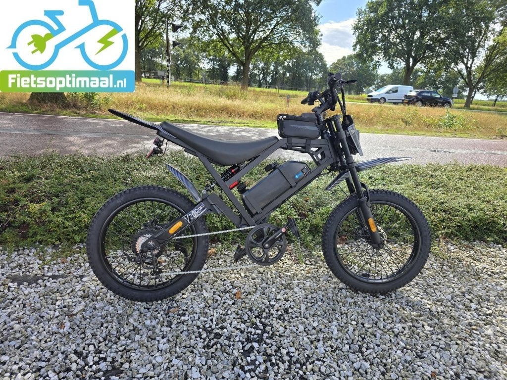 QM V20 Cross Skinnybike – Zwart – Full Option Ebike Fatbike, Overige merken, -, Niet opgegeven, Nieuw