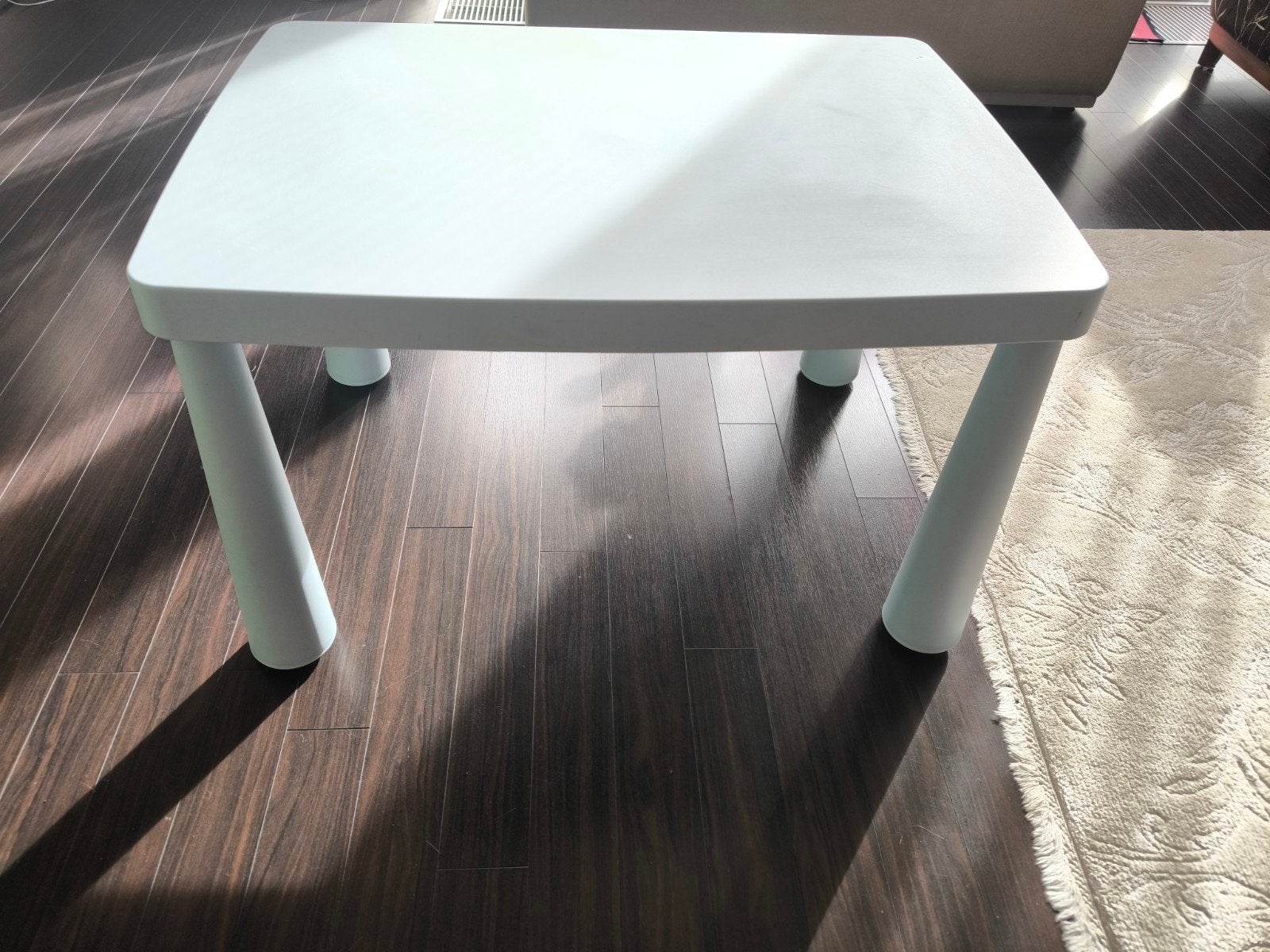 Ikea Mammut kinderbureau/tafel - lichtblauw, tweedehands, Ophalen, Gebruikt, Tafel(s)