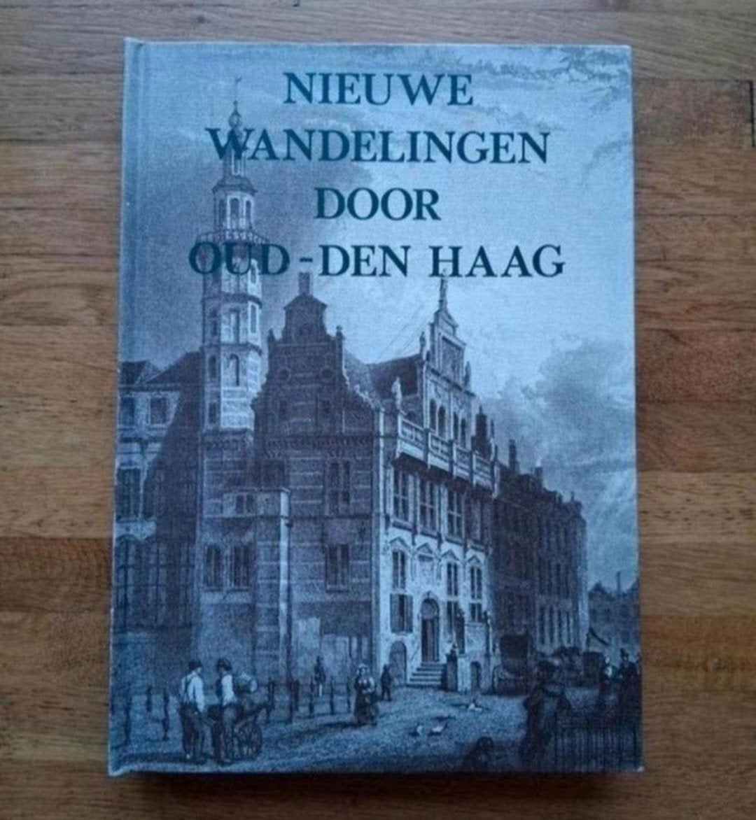 nieuwe wandelingen door oude den haag Geschiedenis fotoboek, Ophalen of Verzenden, Zo goed als nieuw