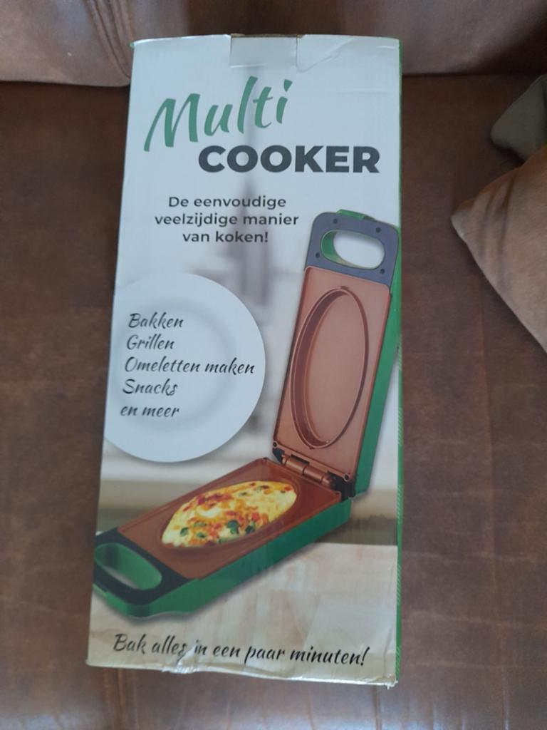 Multi Cooker: Bakken, Grillen, Omeletten & Snacks, Ophalen of Verzenden