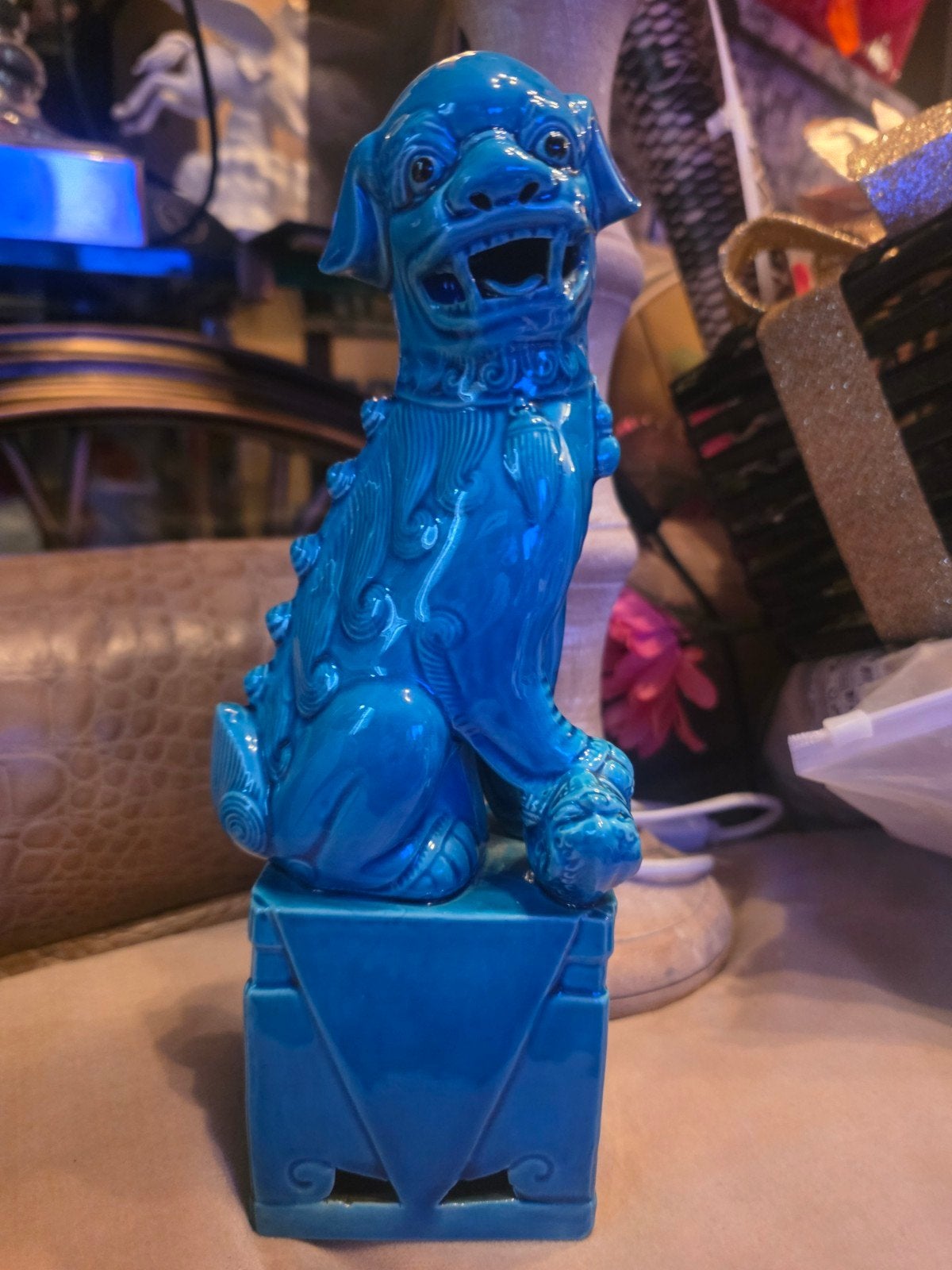 foo dog of tempelleeuw  26 cm hoog, Ophalen, Dier