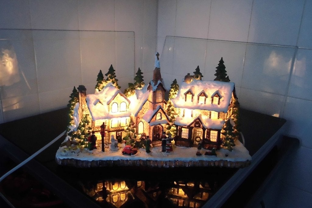 kerst dorp, Ophalen of Verzenden