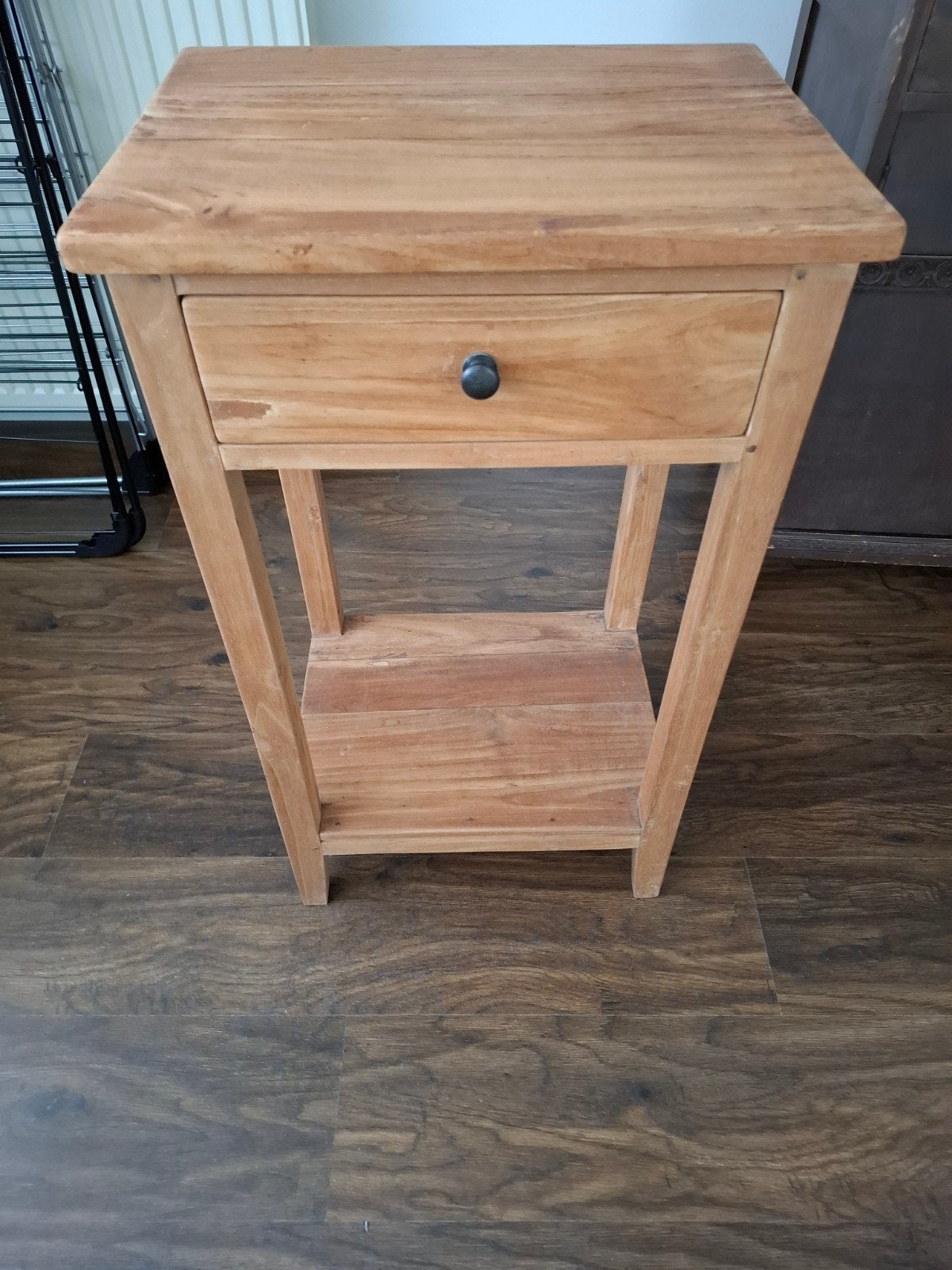 bijzettafel teak, Huis en Inrichting, Ophalen, Minder dan 45 cm