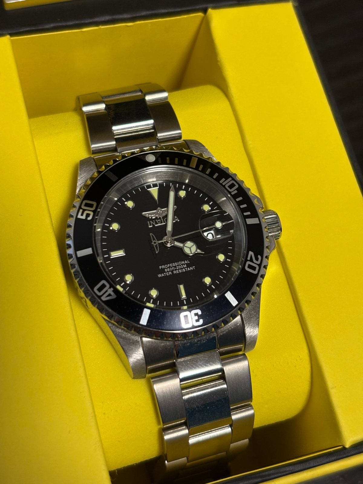 Invicta pro diver 26970, Ophalen of Verzenden, Zo goed als nieuw, Staal, Overige merken