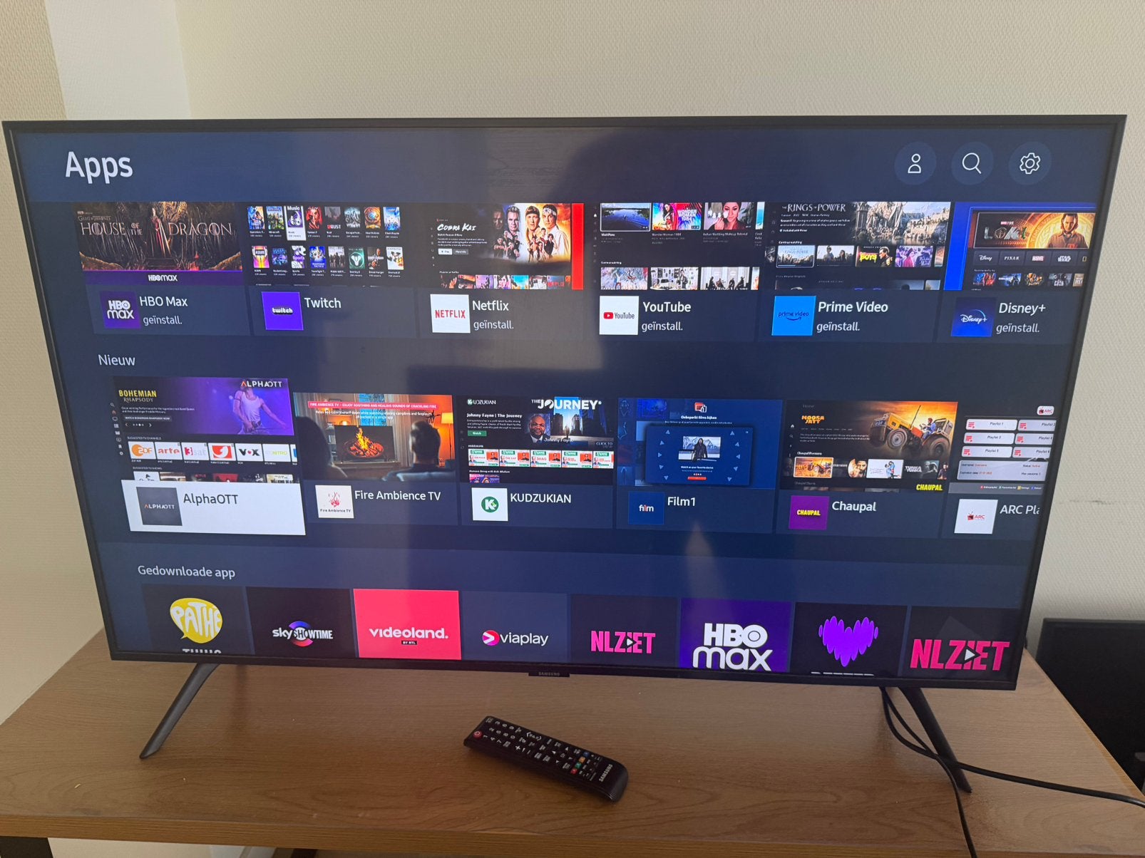 Samsung smart led 4k uhd tv 43 inch, Ophalen, LED, 50 Hz, Zo goed als nieuw