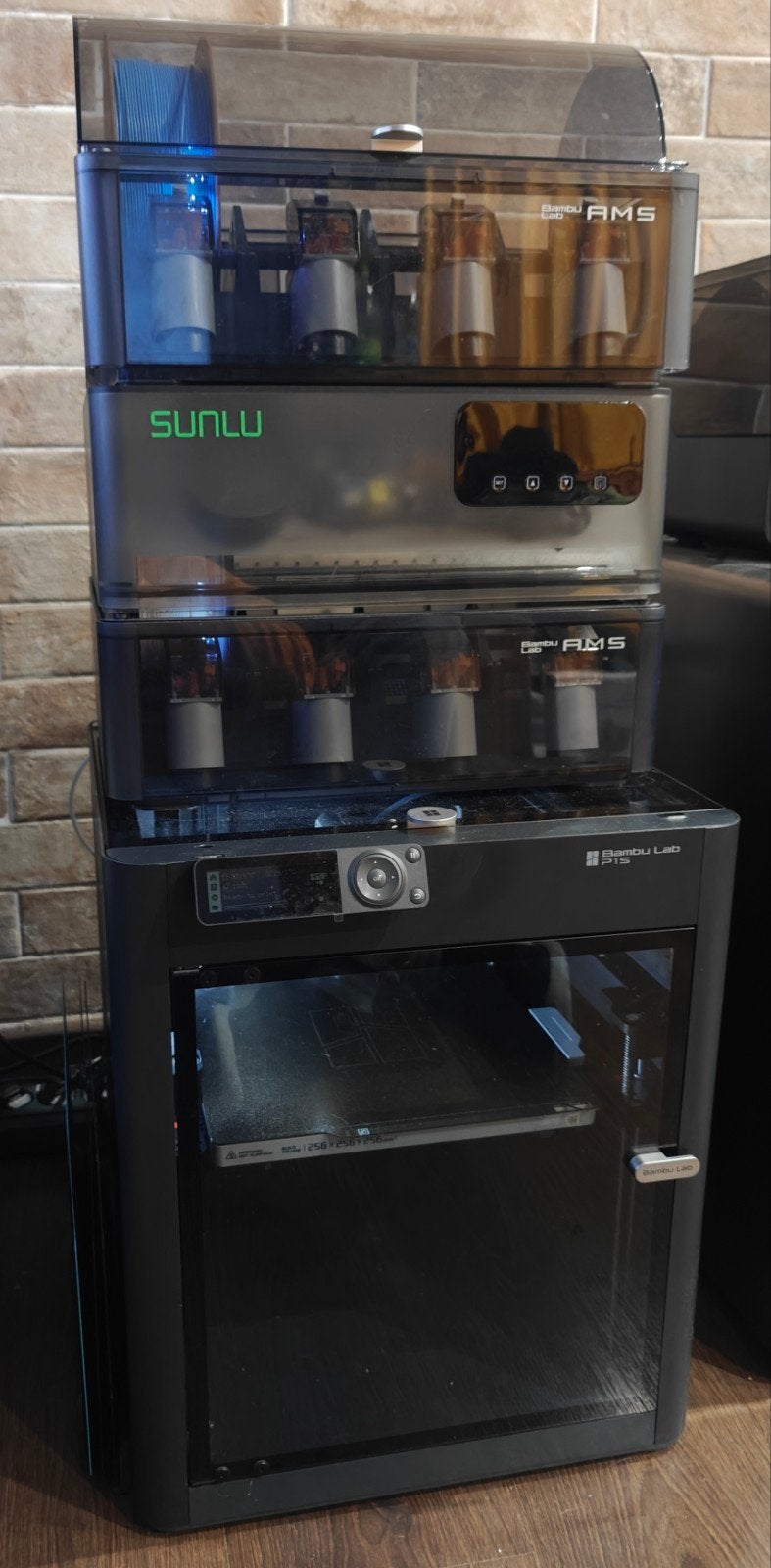 Bambu P1S met 2x AMS, Sunlu droger, upgrades en accessoires, Computers en Software, Ophalen, Zo goed als nieuw
