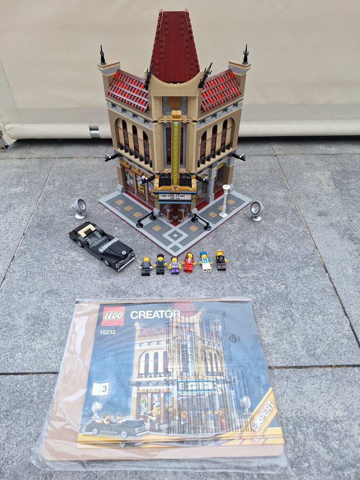 Lego 10232 - Palace cinema, Ophalen of Verzenden, Gebruikt, Complete set, Lego
