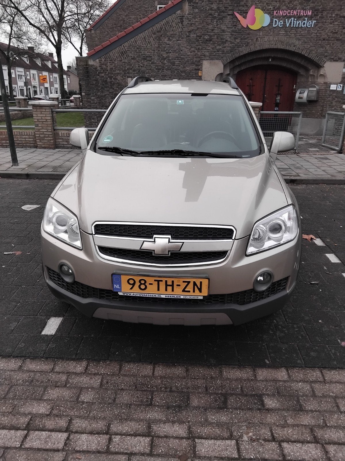 Chevrolet Captiva 2.4 2WD 2006 Beige, Auto's, Chevrolet, Voorwielaandrijving, 136 pk, 4 cilinders, Beige