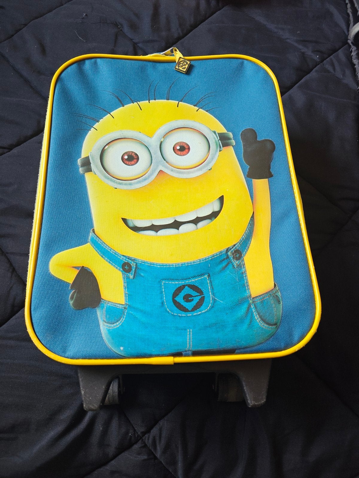 Minions Kinderkoffertje op Wieltjes - Ideaal voor Reizen, Sieraden, Tassen en Uiterlijk, Koffers, Ophalen of Verzenden, Gebruikt