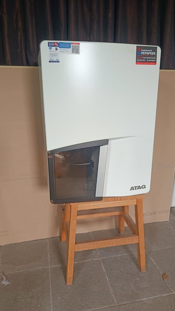ATAG Q38SR CV-ketel 2021 met afvoer pijpen, Ophalen, Gebruikt, Hoog rendement (Hr), Cv-ketel of Combi-ketel