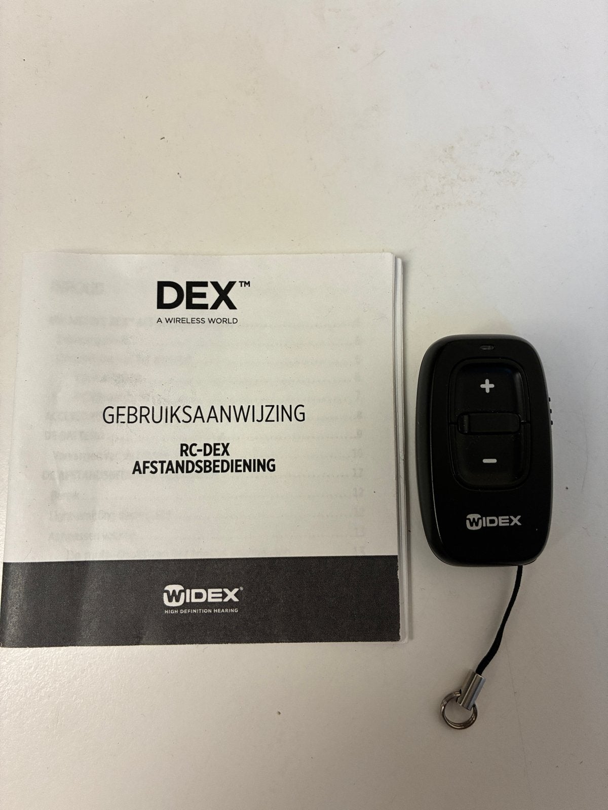Widex RC-DEX Afstandsbediening voor Hoortoestellen, Ophalen of Verzenden, Zo goed als nieuw, Origineel