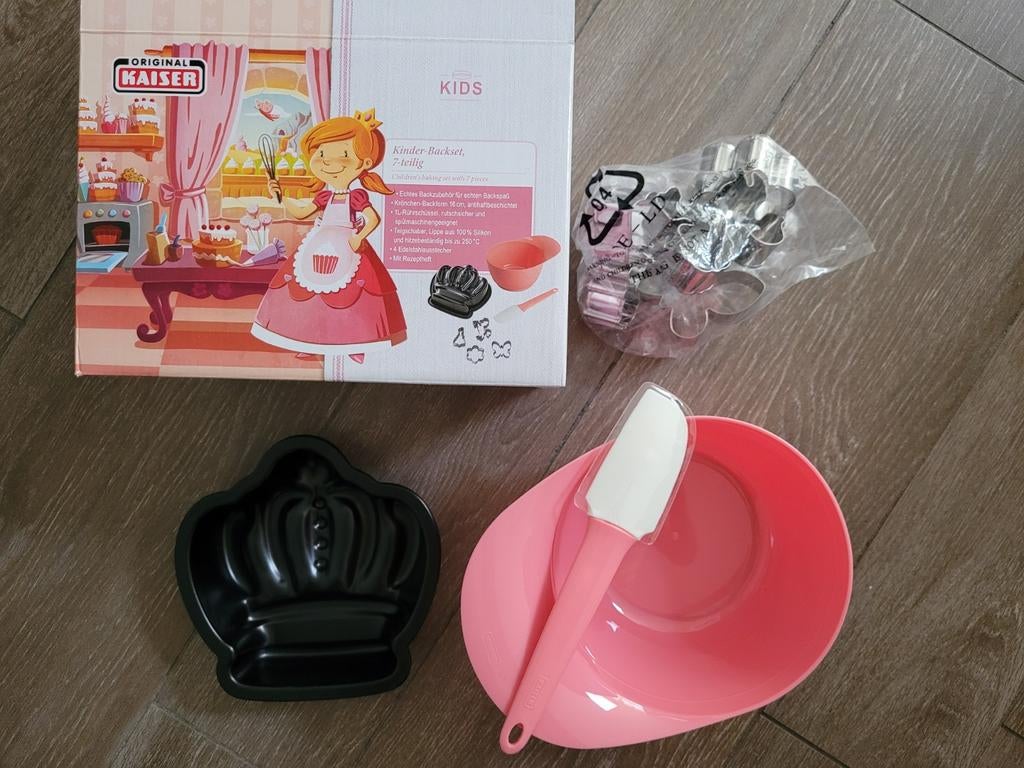 7-delige kinderbakset Prinsessen, Ophalen of Verzenden, Nieuw, Taarten of Cupcakes, Bakvorm