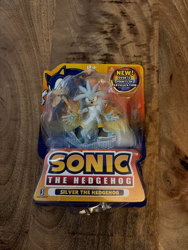 Sonic The Hedgehog - Silver The Hedgehog actiefiguur, Kinderen en Baby's, Speelgoed | Actiefiguren, Ophalen, Nieuw