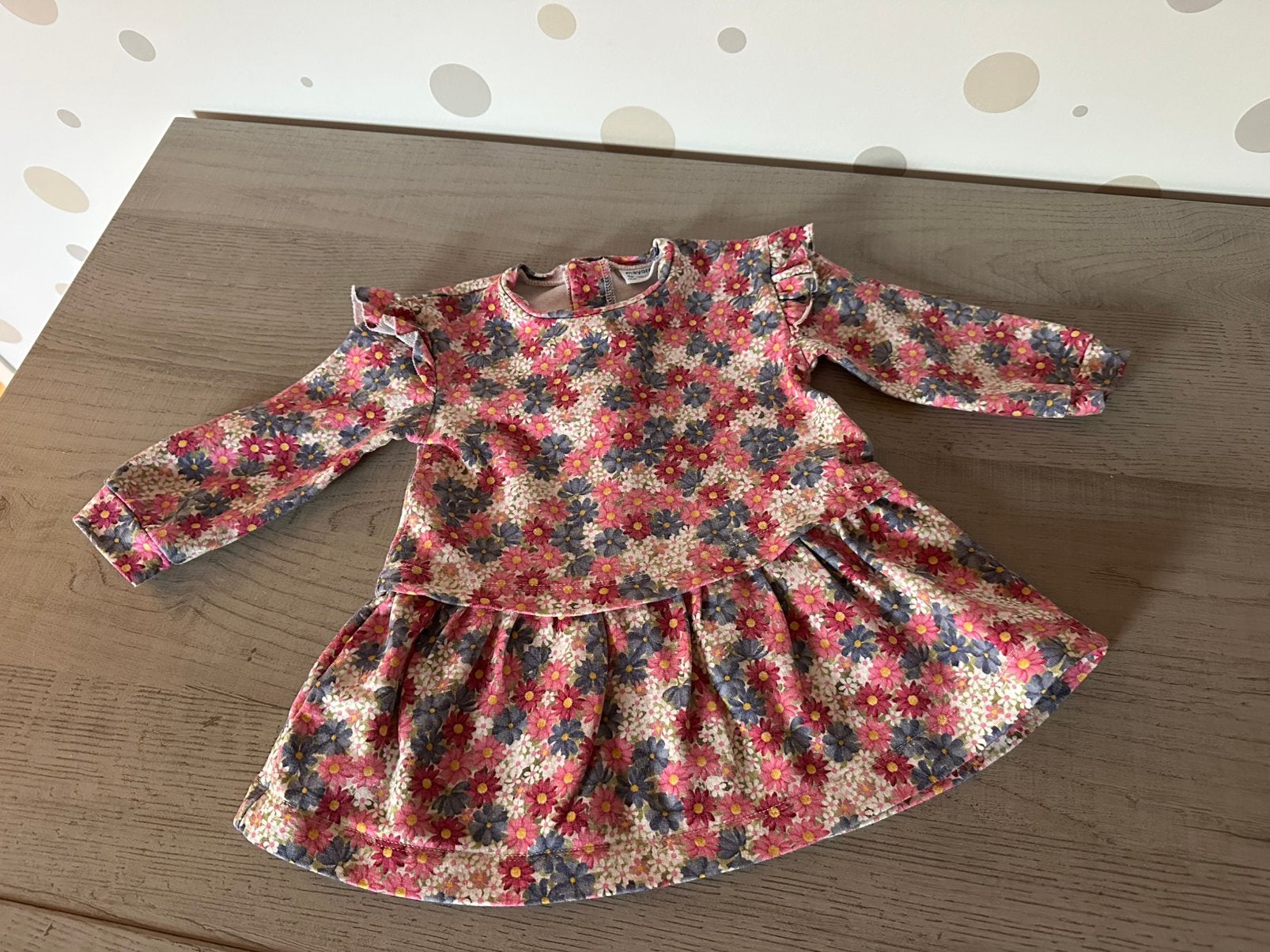 Bloemetje jurkje, Kinderen en Baby's, Ophalen of Verzenden, Zo goed als nieuw, Meisje, Jurkje of Rokje