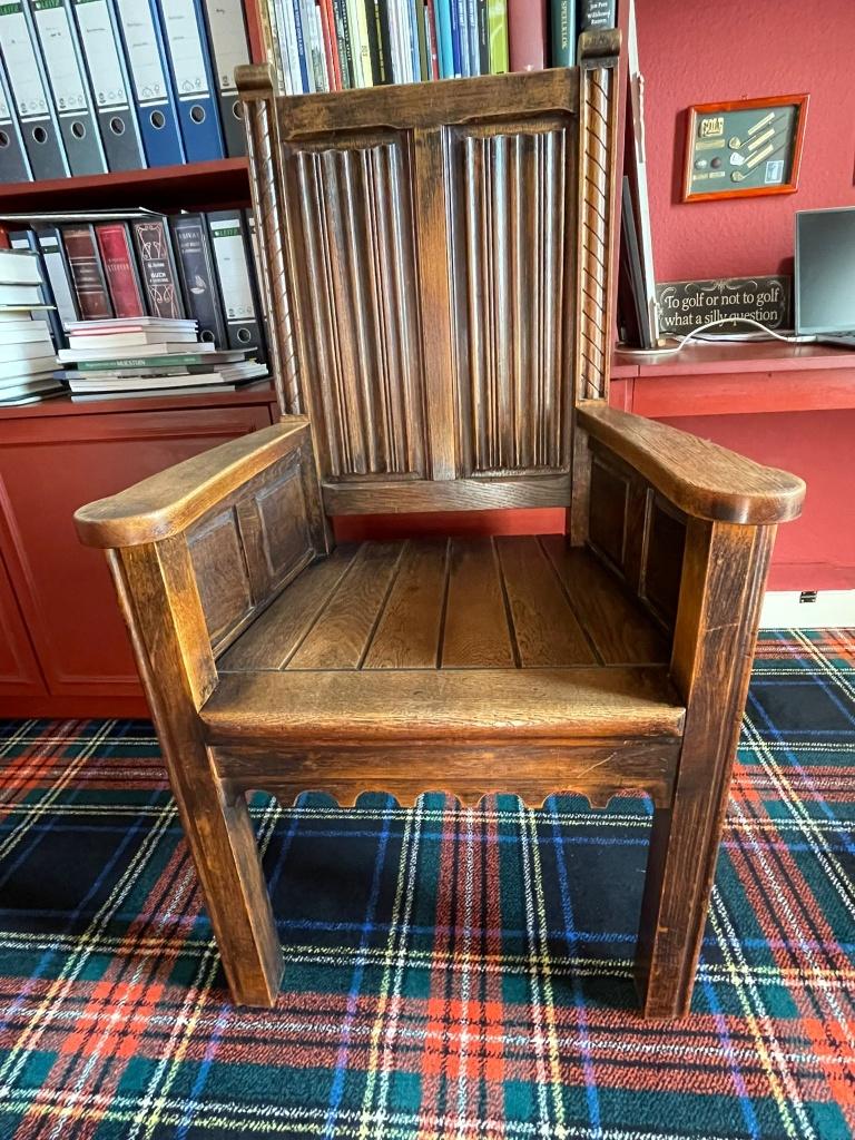 Antieke armstoel, model bakstoel/side chair, Antiek en Kunst, Ophalen