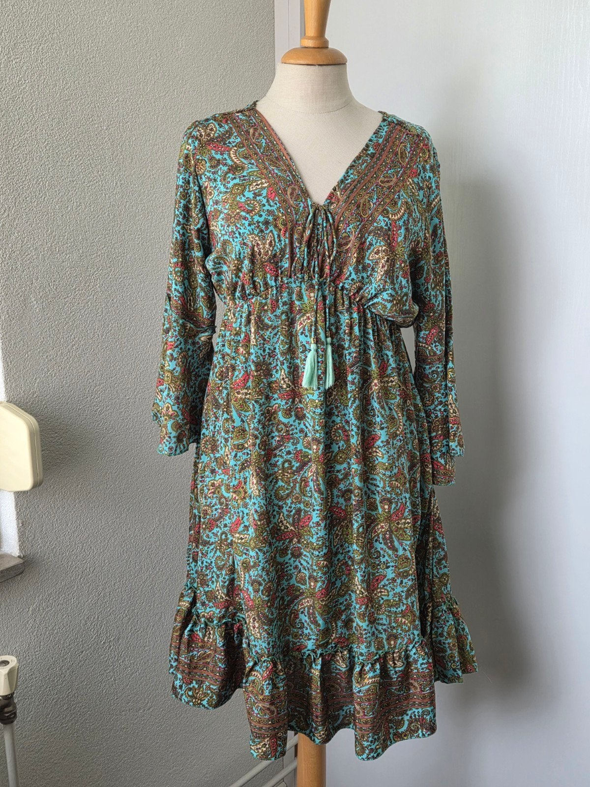Nieuwe Ibiza style  jurk, maat S, Meerkleurig, Nieuw, Ophalen of Verzenden, Maat 36 (S)