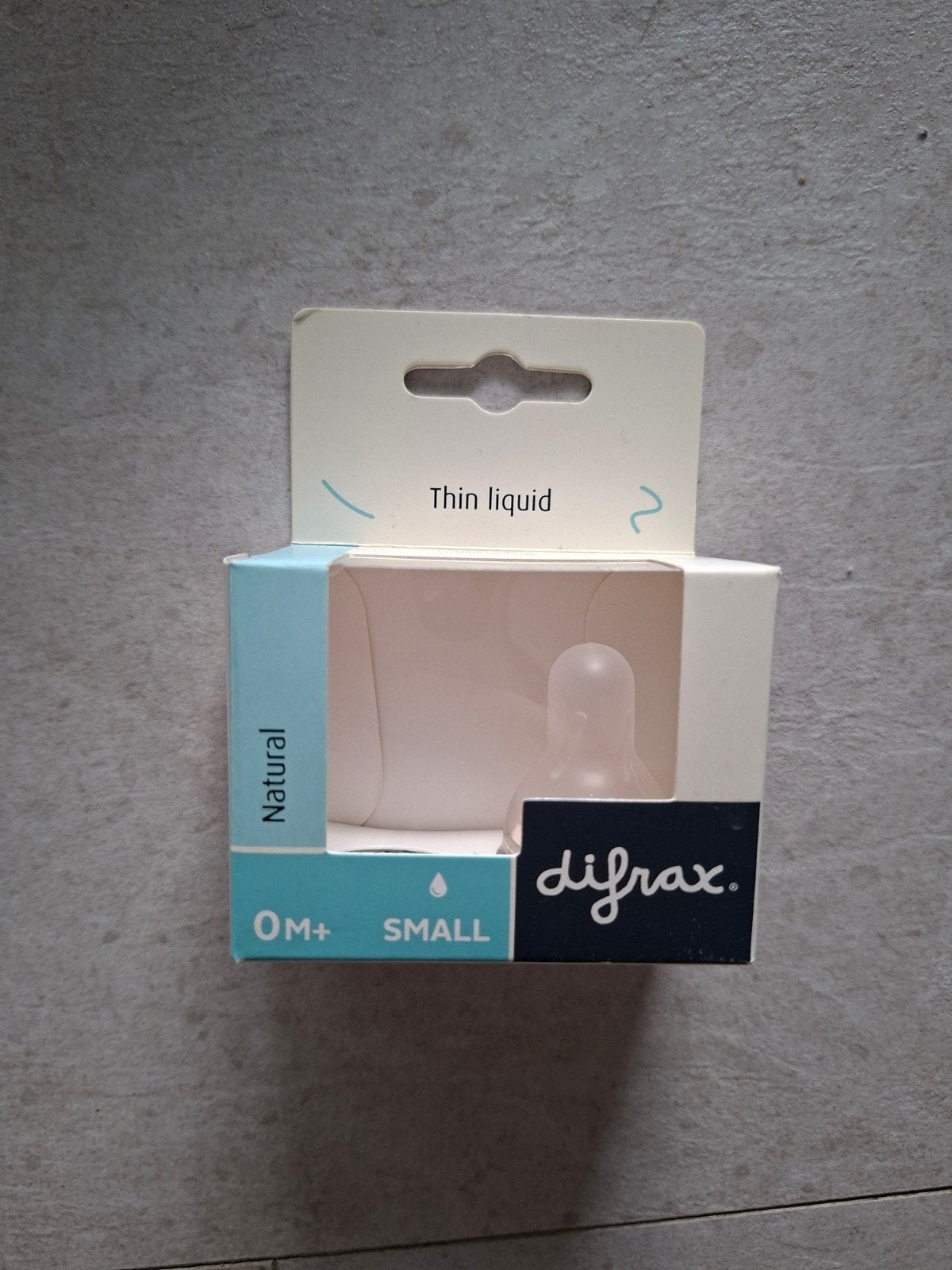 Difrax Fopspeen Natural 0M+ Small - 1 stuks, Ophalen, Nieuw