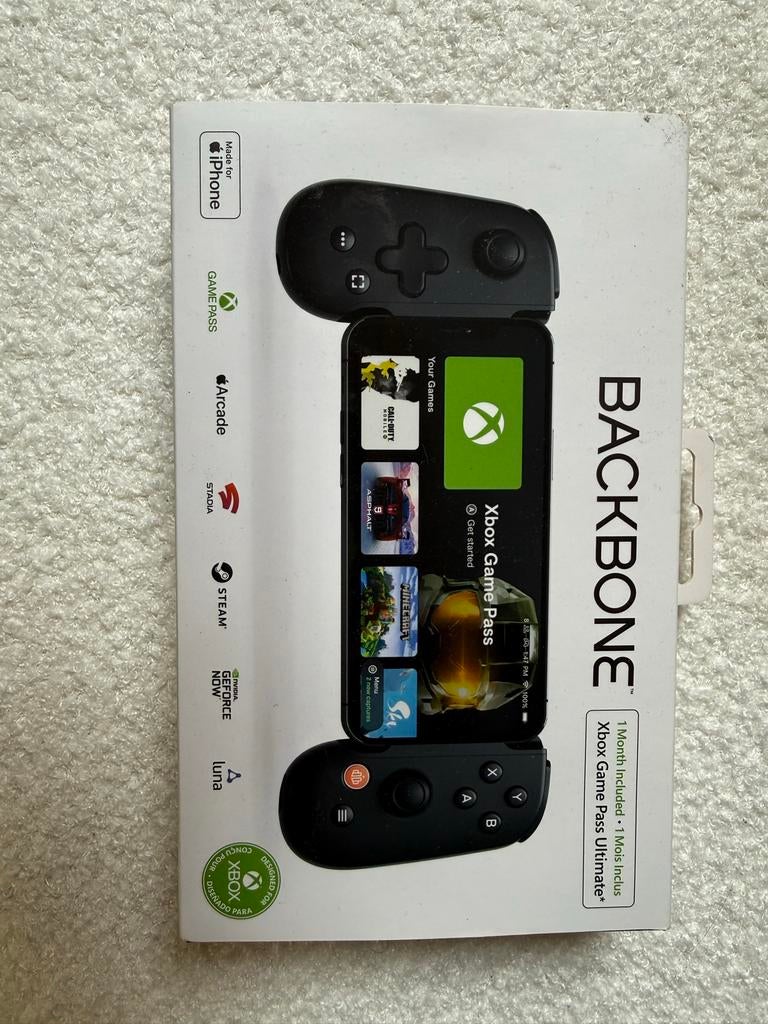 Backbone One Mobile Gaming Controller voor iPhone, Backbone, Ophalen of Verzenden, Zo goed als nieuw, Mobiel