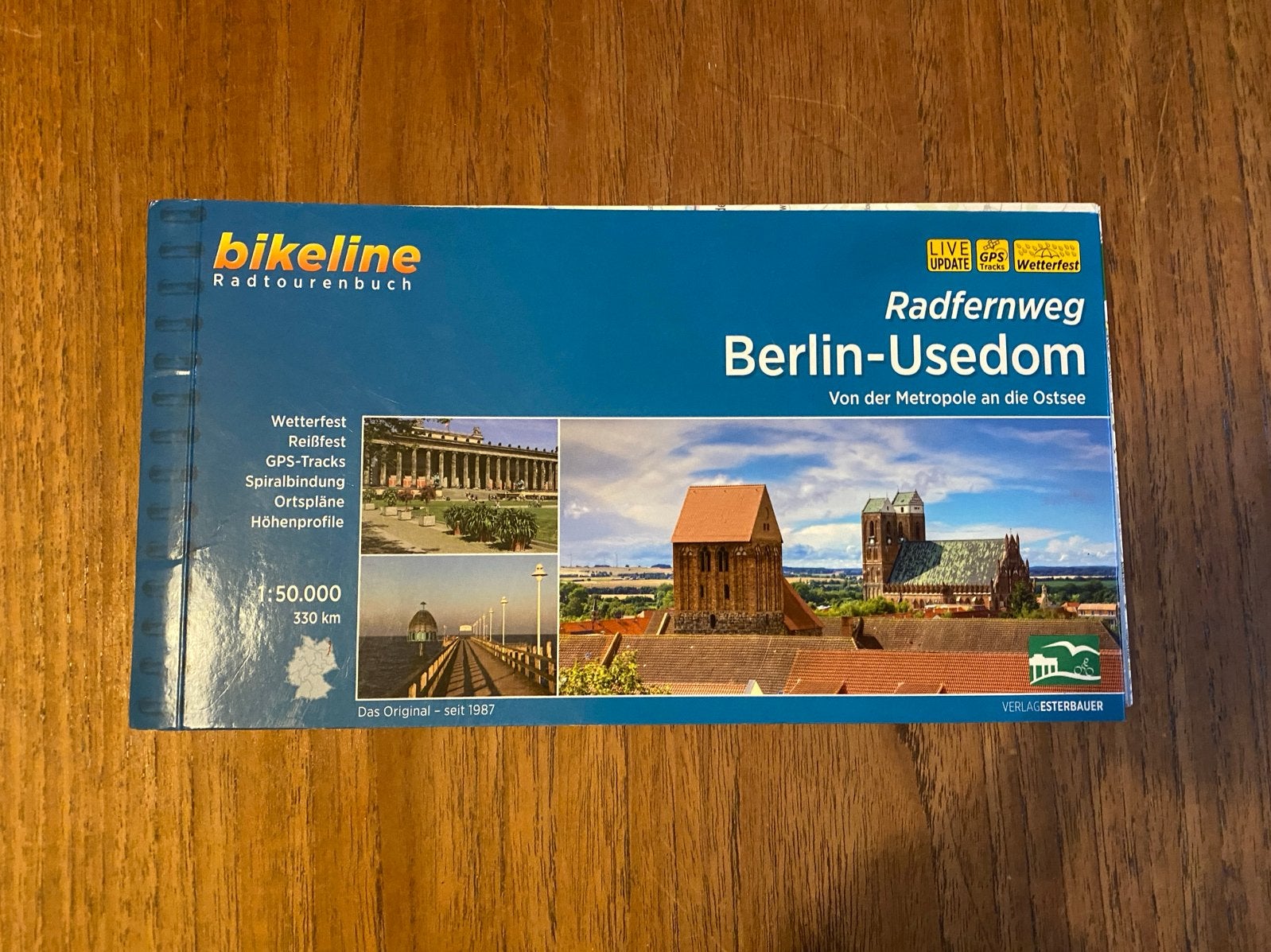 Bikeline Radfernweg Berlin-Usedom Fietsgids, Overige merken, Fiets- of Wandelgids, Europa, Ophalen of Verzenden