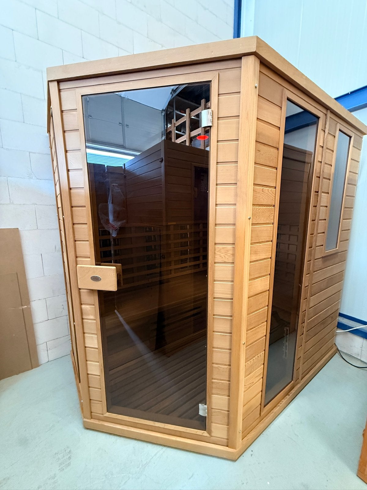 Combi Sauna - Infrarood + opgietkachel - GRATIS BEZORGING, Sport en Fitness, Sauna, Ophalen of Verzenden, Zo goed als nieuw, Fins of Traditioneel
