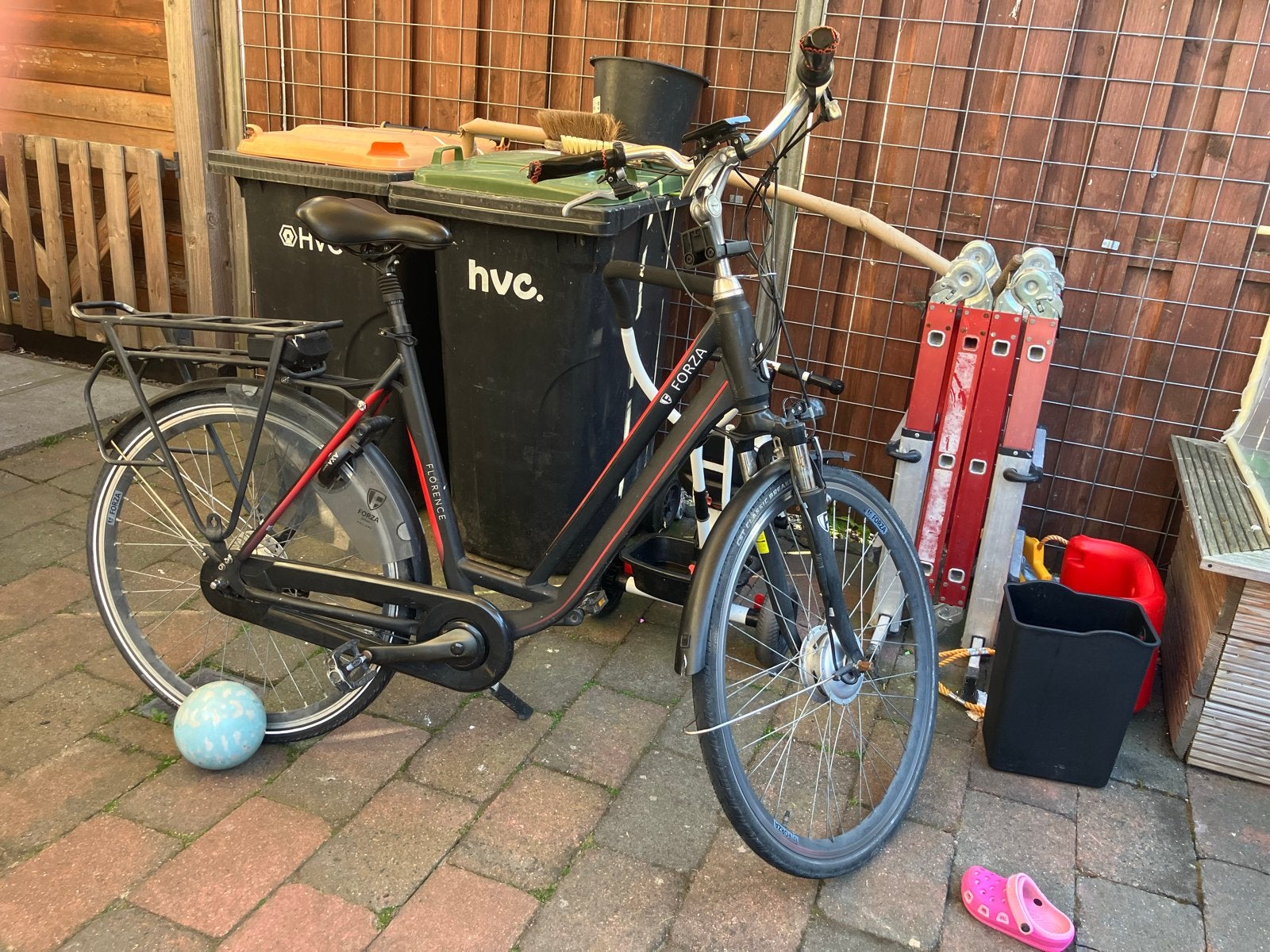 Forza elektrische fiets station fiets, Minder dan 30 km per accu, Gebruikt, 55 tot 59 cm, Ophalen