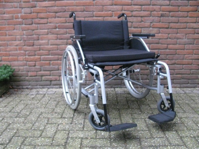 Excel G3light aluminium rolstoel 62cm verkeert in nieuwstaat, Diversen, Ophalen, Inklapbaar, Zo goed als nieuw, Duwrolstoel