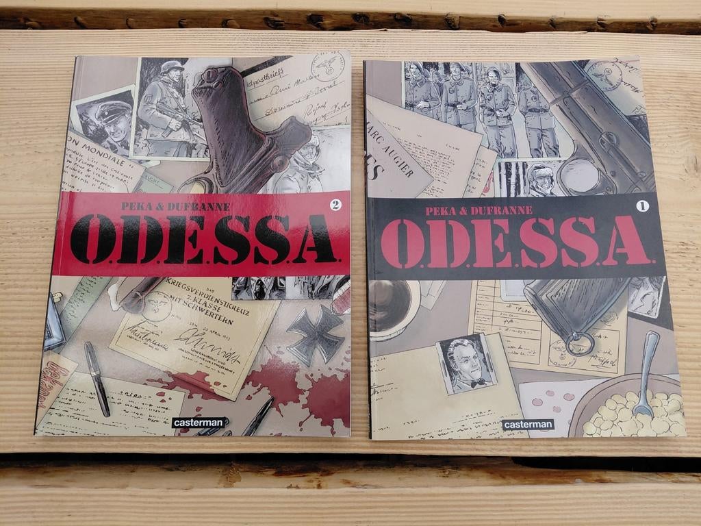 Odessa stripboeken - Peka & Dufranne (deel 1 & 2), Ophalen