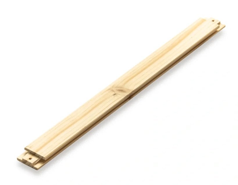 Lundia achterwanddorpels origineel blank gelakt, Ophalen of Verzenden, Gebruikt