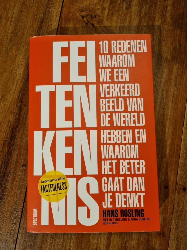 Feitenkennis: 10 Redenen Waarom We Een Verkeerd Beeld Hebben, Boeken, Ophalen of Verzenden, Gelezen, Hans Rosling