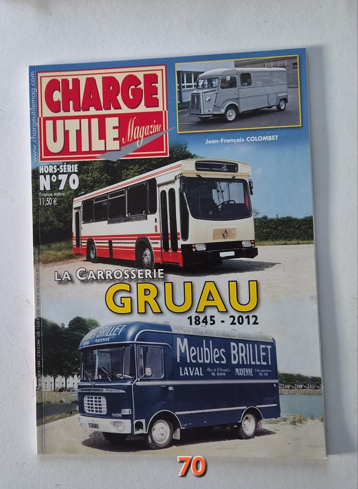 Charge Utile Hors-Série nr 70 - La Carrosserie Gruau, Ophalen of Verzenden, Zo goed als nieuw, Overige typen