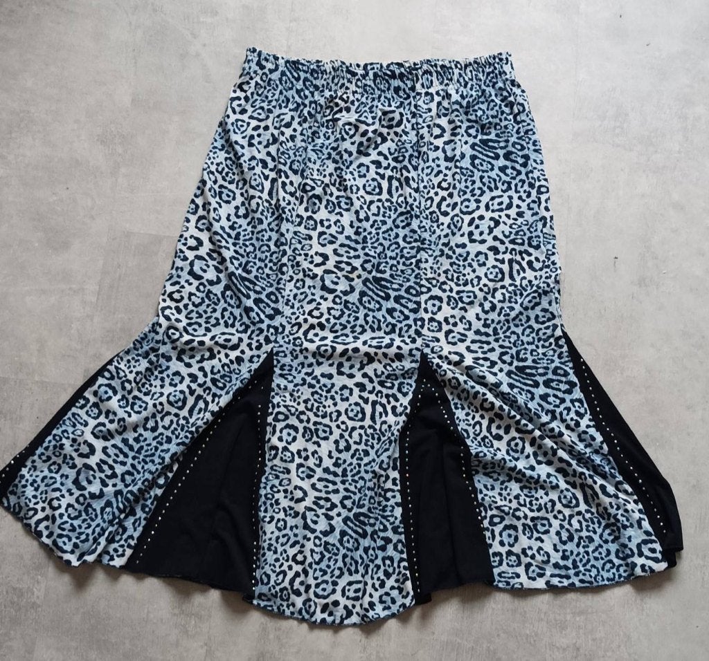 leuke rok maat M, Maat 38/40 (M), Blauw, Ophalen of Verzenden, Gedragen
