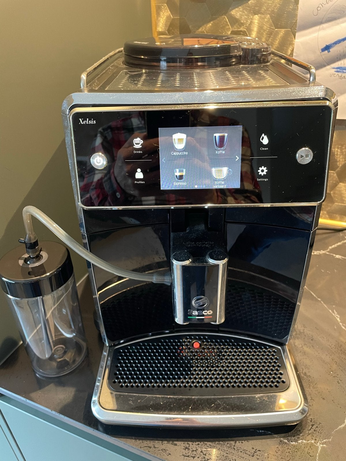 Saeco Xelsis SM7680 Koffiemachine, Ophalen, Afneembaar waterreservoir, 10 kopjes of meer, Koffiemachine