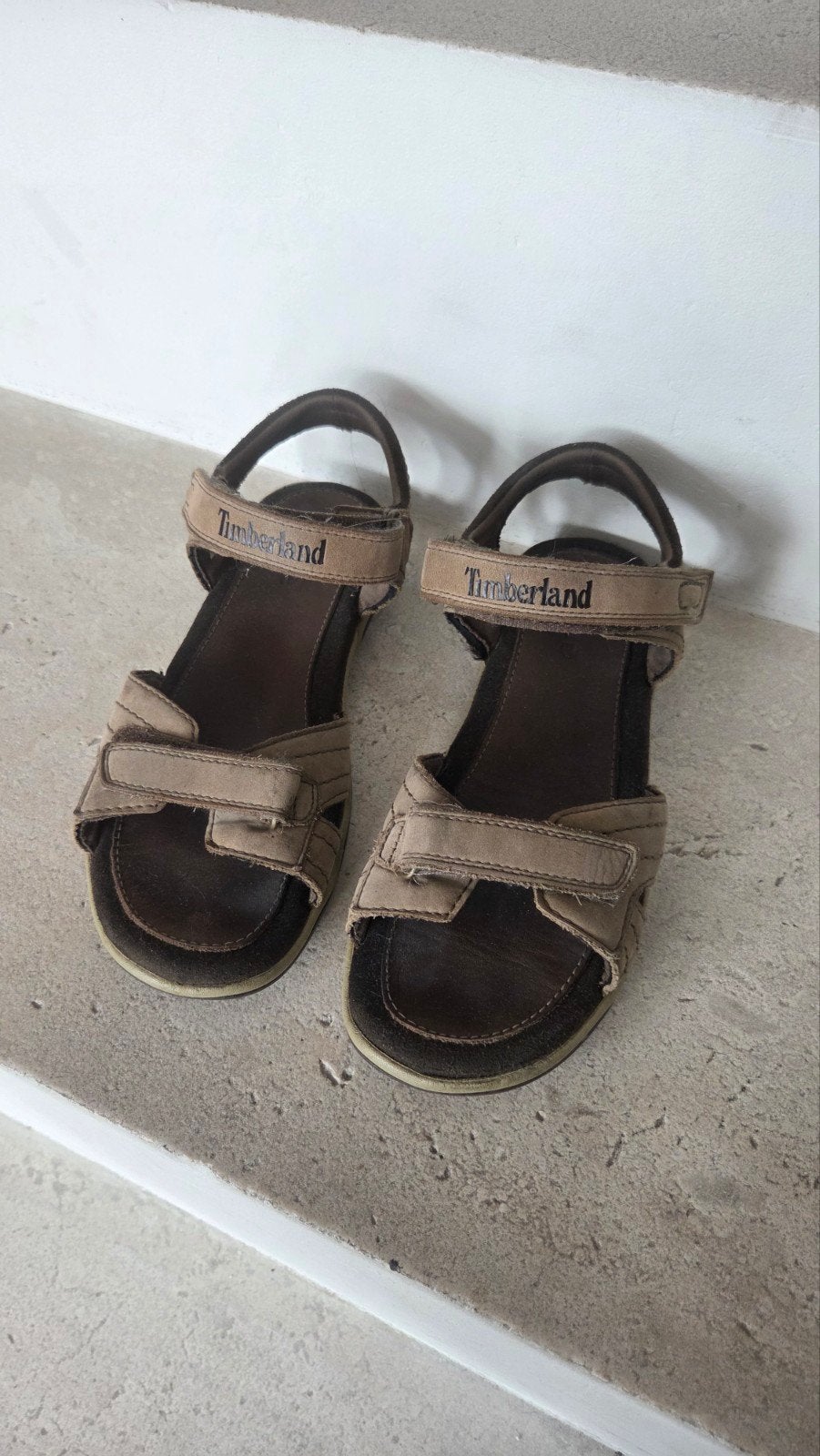 Timberland sandalen maat 37 - Beige / bruin, Gebruikt, Timberland, Jongen of Meisje, Schoenen