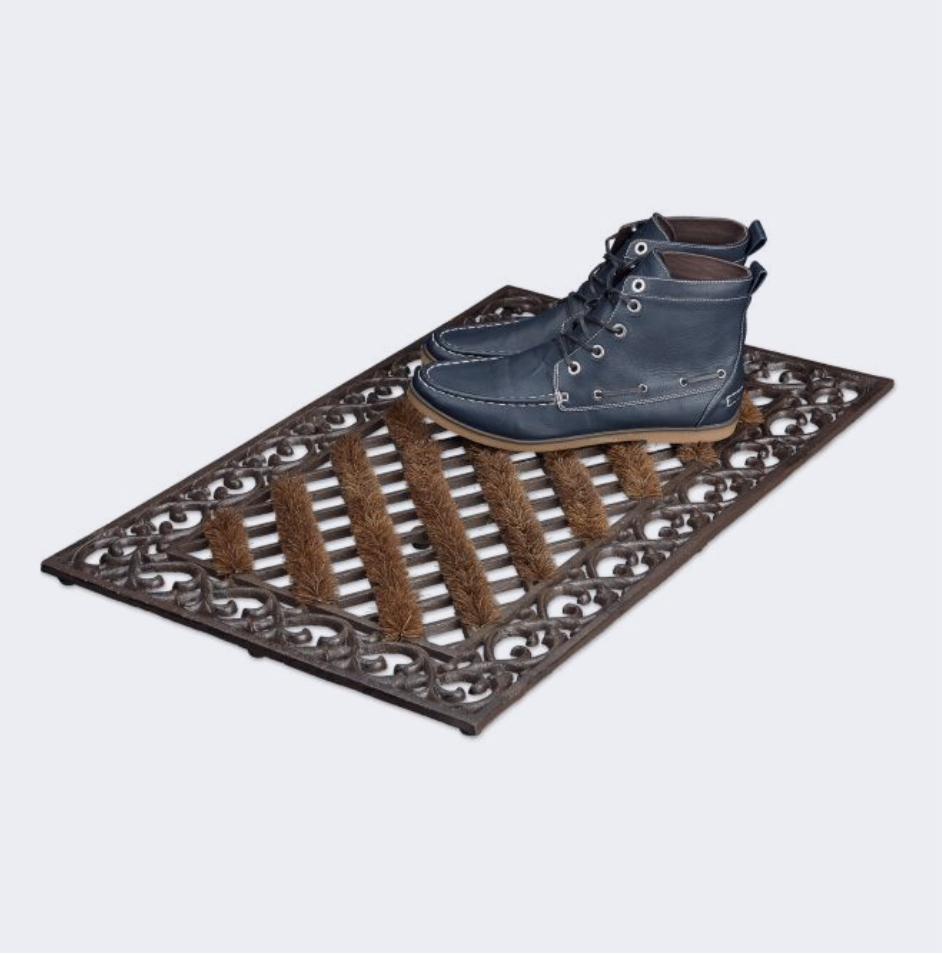 Deurmat gietijzer rechthoek, Ophalen, Zo goed als nieuw, Gietijzer