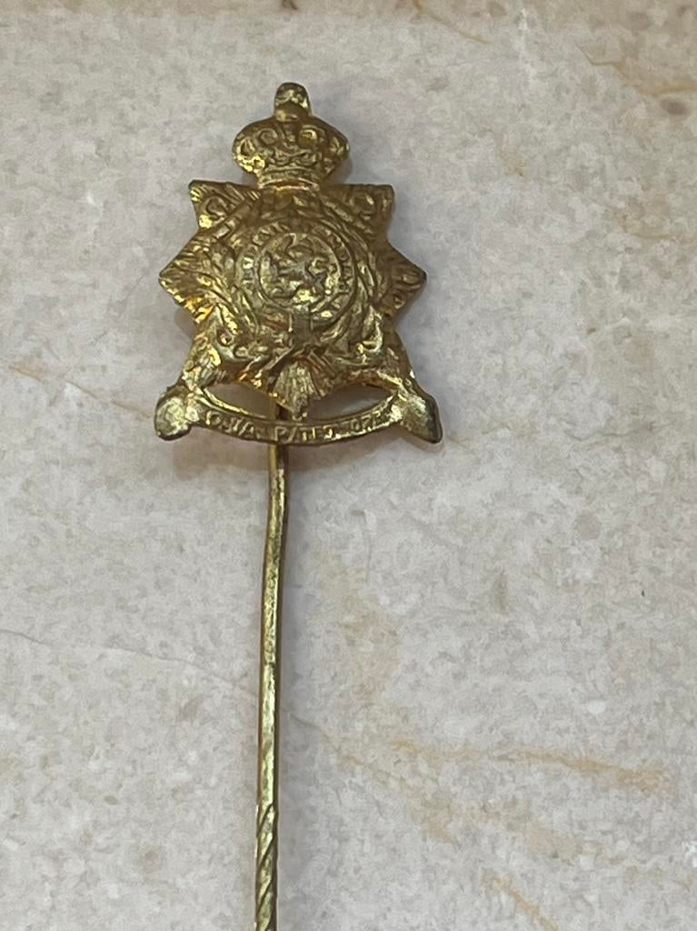 Reversspeld/speld korps mariniers messing, Ophalen of Verzenden, Zo goed als nieuw, Overige onderwerpen, Speldje of Pin