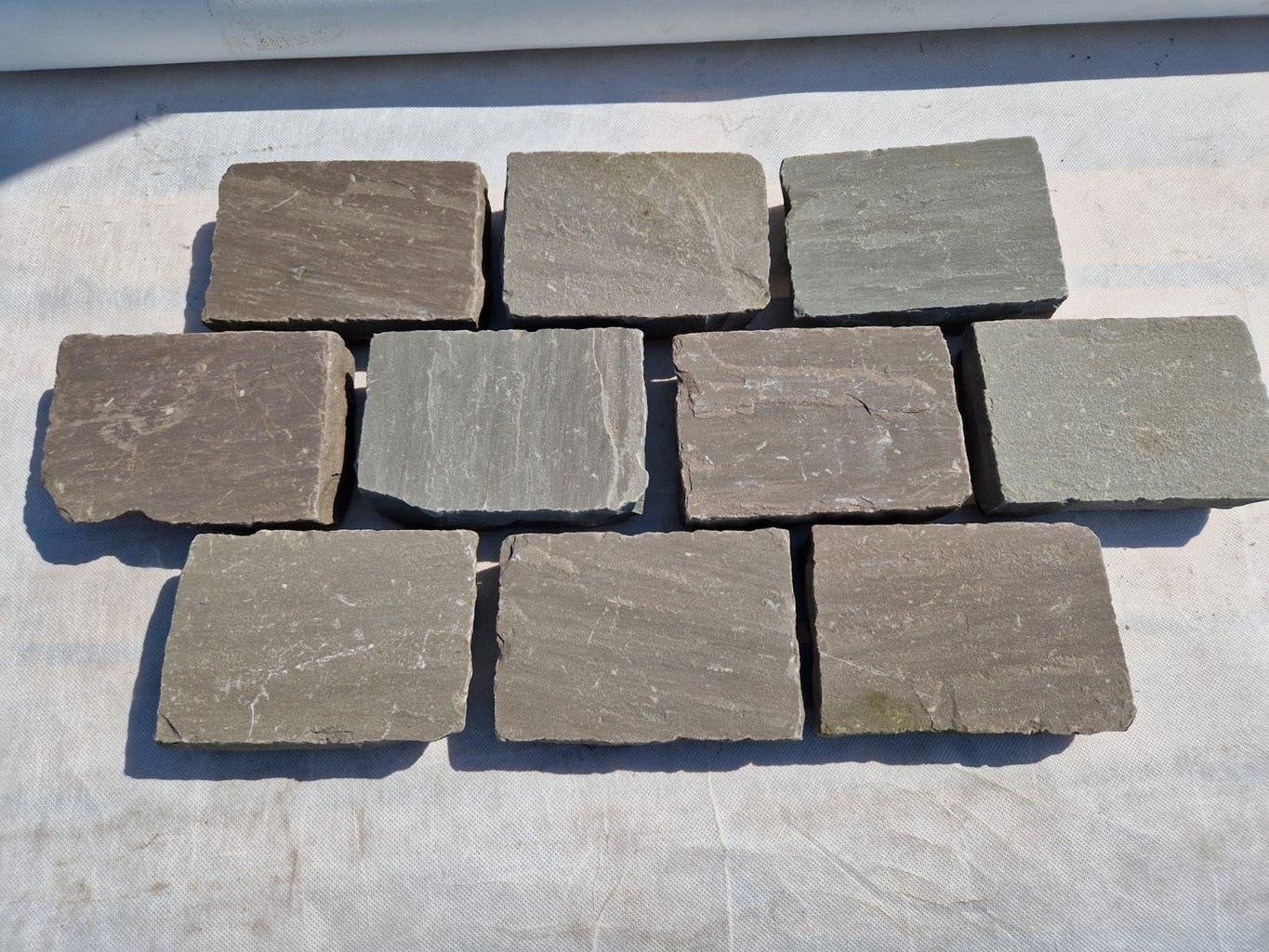 Kandla Grey Terrastegels 14x20x5-7 cm - Natuursteen, Tuin en Terras, Ophalen of Verzenden, Nieuw, Natuursteen, Terrastegels