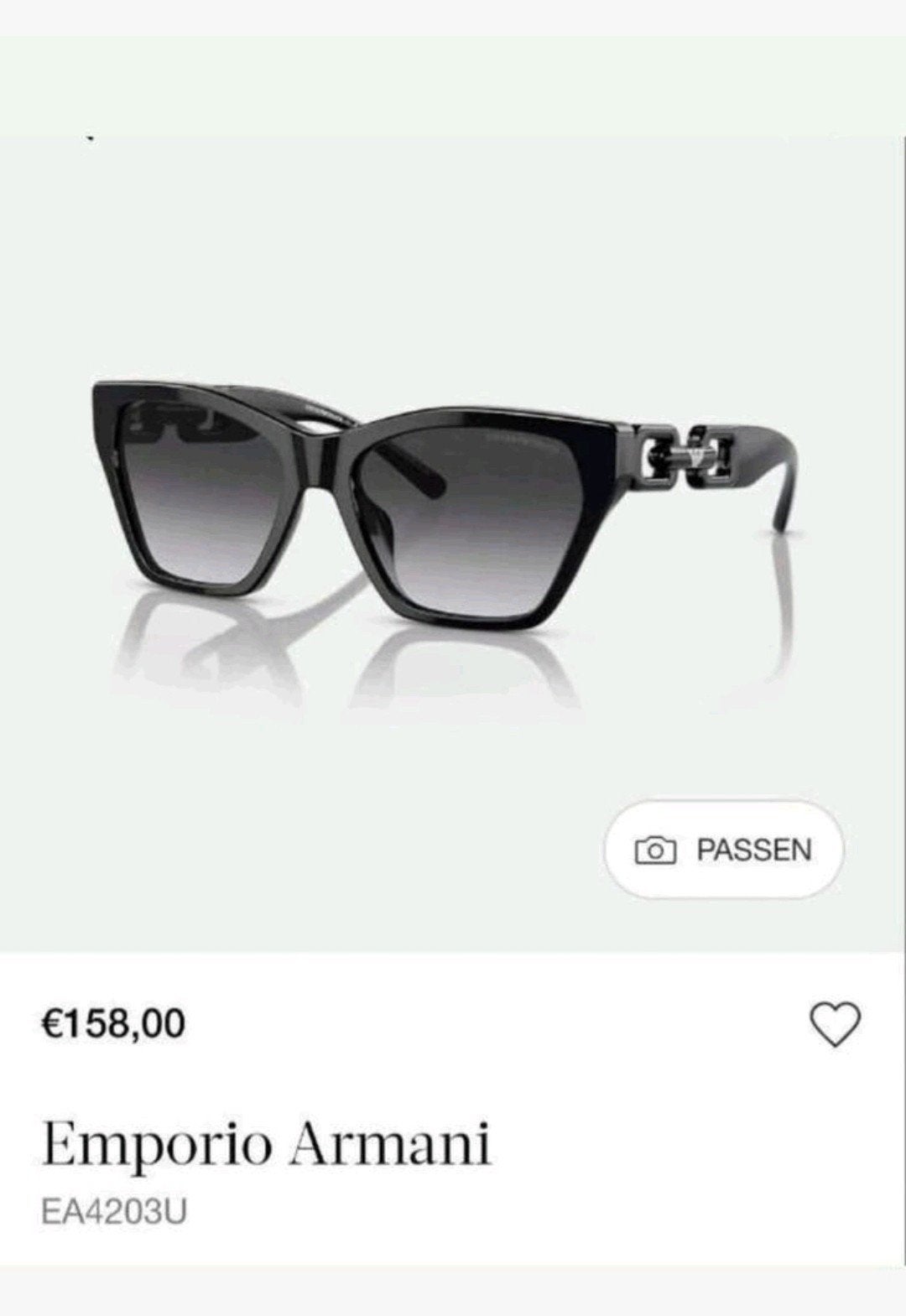Emporio armani zonnebril dames Origineel, Overige merken, Zonnebril, Zwart, Ophalen of Verzenden