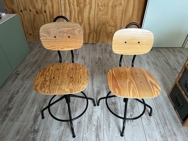 2x IKEA KULLABERG bureaustoelen, Ophalen, Gebruikt, Overige kleuren, Bureaustoel