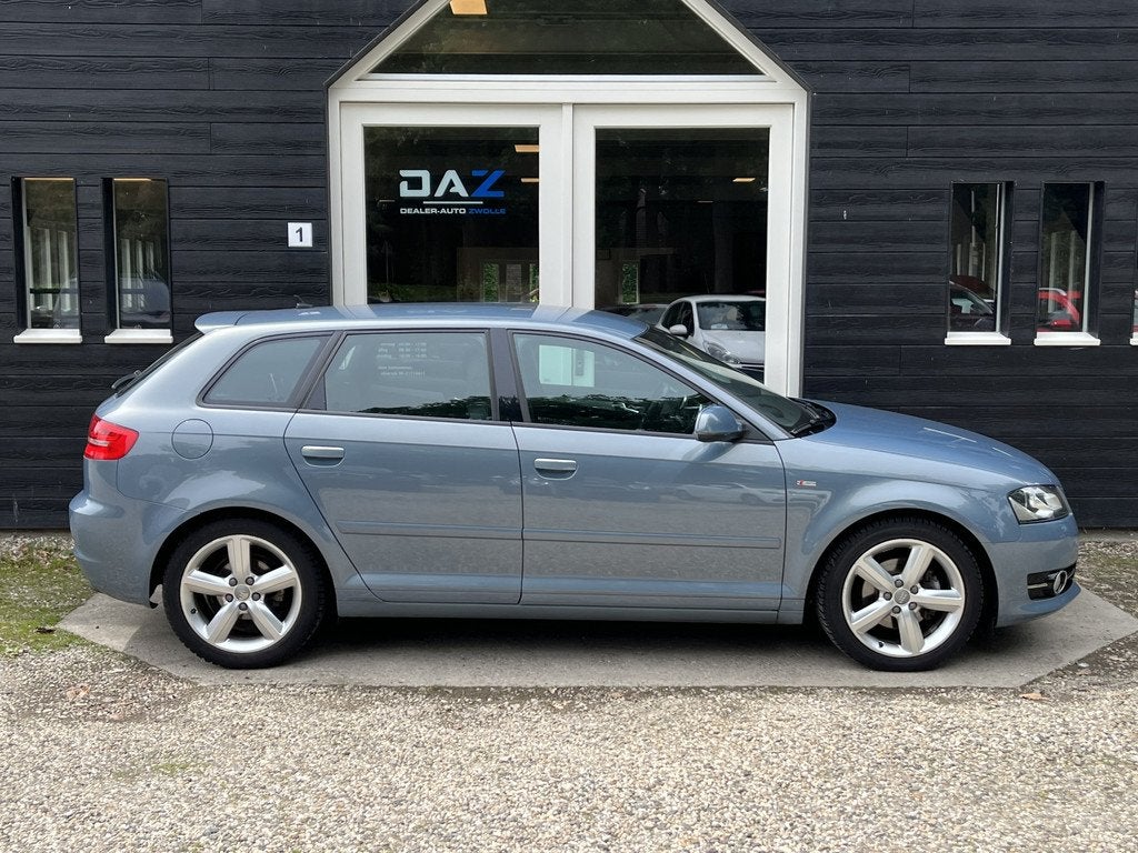 Audi A3 Sportback 1.4 TFSI Ambition Pro Line S 2X S Line/Aut, Auto's, Audi, Euro 5, Gebruikt, Zwart, 4 cilinders