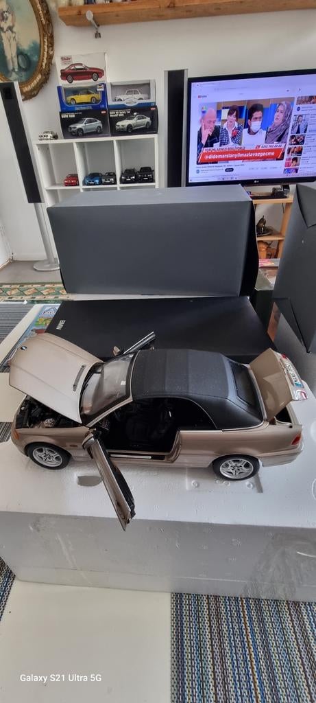BMW 3SER CABRIO HARD TOP KYOSHO DEALER EDITION, Hobby en Vrije tijd, Modelauto's | 1:18, Ophalen of Verzenden, Zo goed als nieuw