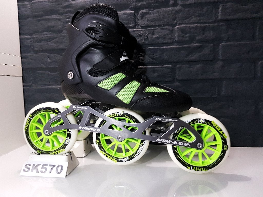 Atom Pro Fit Skeelers Skates 3x125 125mm Wielen Maat 41, Sport en Fitness, Skeelers, Overige merken, Verzenden, Nieuw, Kinderen