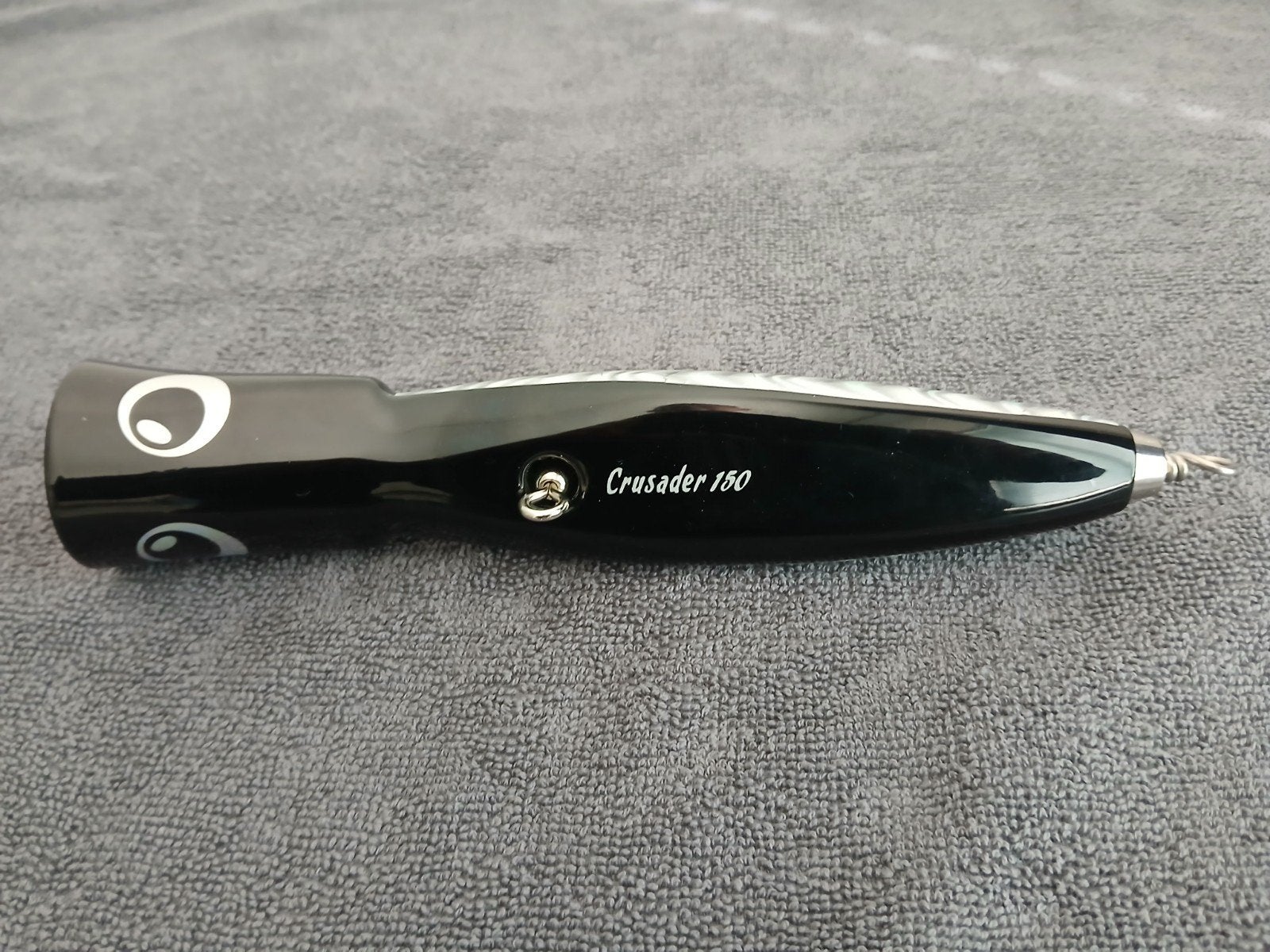 Popper Crusader 150 Black Chrome High End - Big game lures, Watersport en Boten, Ophalen of Verzenden, Nieuw, Overige typen