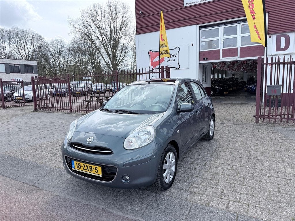 Nissan Micra 1.2 98pk DIG-S Tekna, Auto's, Voorwielaandrijving, Euro 5, Stof, 1198 cc